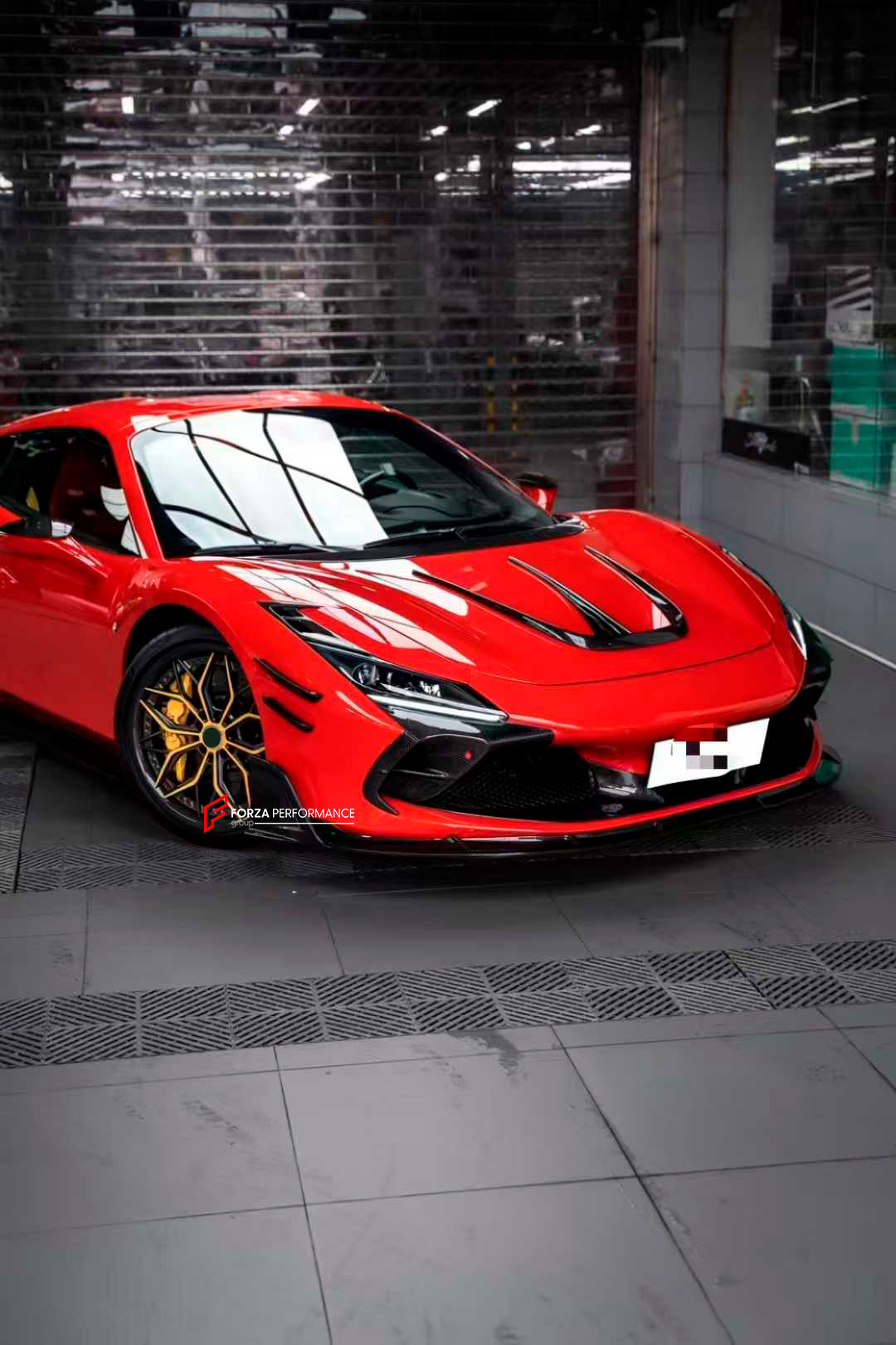 FORZA CARBON BODY KIT for FERRARI F8

Set includes:

Front Lip
Side Skirts
Rear Diffuser With LED Light

Rear Spoiler
Front Bumper Splitter
Air Outtake Splitter For Hood/Bonnet
Rear Bumper Air Outtake Splitter
Rear Fender Air Intakes Splitter

Material: Carbon Fiber

Note: Professional installation is required.

Contact us for pricing

Payment ►
Visa
Mastercard
PayPal with a credit card (add 4.4% at checkout)
Payoneer
Cryptocurrency
Shipment ►
By express DHL/UPS/TNT/FedEx
To the local international airport
