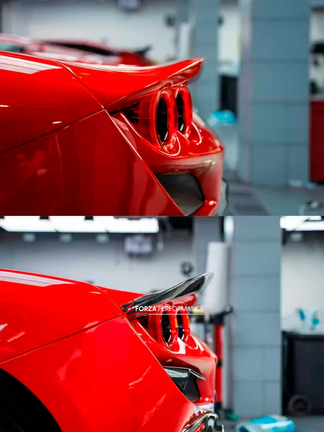 FORZA CARBON BODY KIT for FERRARI F8

Set includes:

Front Lip
Side Skirts
Rear Diffuser With LED Light

Rear Spoiler
Front Bumper Splitter
Air Outtake Splitter For Hood/Bonnet
Rear Bumper Air Outtake Splitter
Rear Fender Air Intakes Splitter

Material: Carbon Fiber

Note: Professional installation is required.

Contact us for pricing

Payment ►
Visa
Mastercard
PayPal with a credit card (add 4.4% at checkout)
Payoneer
Cryptocurrency
Shipment ►
By express DHL/UPS/TNT/FedEx
To the local international airport
