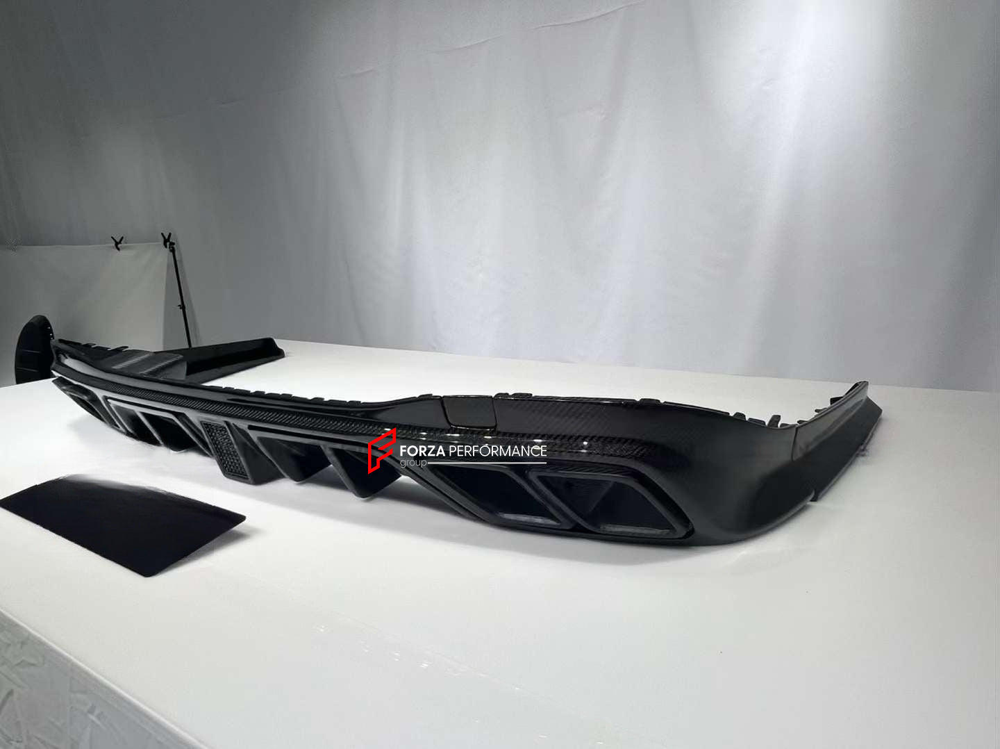 MANSORY DRY CARBON REAR DIFFUSER WITH EXHAUST TIPS FOR MERCEDES-BENZ S-CLASS W223 2020+
