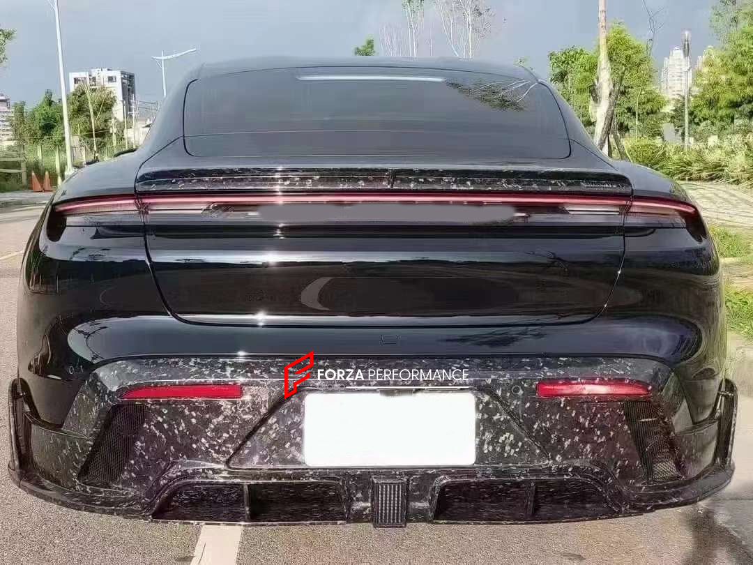 FORGED CARBON BODY KIT for PORSCHE TAYCAN

Set includes:

Front Lip
Front Canards
Front Fender Side Vents
Front Grille Cover
Side Skirts
Rear Diffuser
Side Splitters of the Rear Bumper
Rear Decklid Spoiler

Material: Carbon Fiber

CONTACT US FOR PRICING

Payment ►
Visa
Mastercard
PayPal with a credit card (add 4.4% at checkout)
Payoneer
Cryptocurrency
Shipment ►
By express DHL/UPS/TNT/FedEx
To the local international airport
Special line by air
Special line by the sea
To Europe and the UK by train

Please l