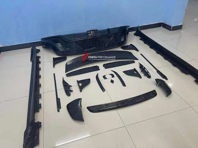 FORGED CARBON BODY KIT for PORSCHE TAYCAN

Set includes:

Front Lip
Front Canards
Front Fender Side Vents
Front Grille Cover
Side Skirts
Rear Diffuser
Side Splitters of the Rear Bumper
Rear Decklid Spoiler

Material: Carbon Fiber

CONTACT US FOR PRICING

Payment ►
Visa
Mastercard
PayPal with a credit card (add 4.4% at checkout)
Payoneer
Cryptocurrency
Shipment ►
By express DHL/UPS/TNT/FedEx
To the local international airport
Special line by air
Special line by the sea
To Europe and the UK by train

Please l