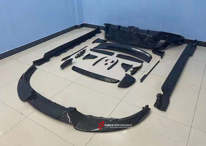FORGED CARBON BODY KIT for PORSCHE TAYCAN

Set includes:

Front Lip
Front Canards
Front Fender Side Vents
Front Grille Cover
Side Skirts
Rear Diffuser
Side Splitters of the Rear Bumper
Rear Decklid Spoiler

Material: Carbon Fiber

CONTACT US FOR PRICING

Payment ►
Visa
Mastercard
PayPal with a credit card (add 4.4% at checkout)
Payoneer
Cryptocurrency
Shipment ►
By express DHL/UPS/TNT/FedEx
To the local international airport
Special line by air
Special line by the sea
To Europe and the UK by train

Please l