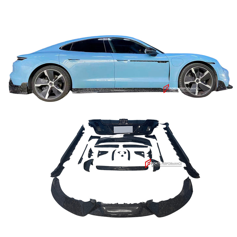 CARBON FIBER BODY KIT for PORSCHE TAYCAN J1 2019-2023