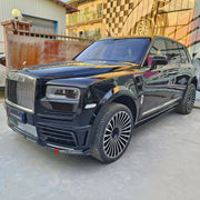


Forged Carbon Body Kit For Rolls-Royce Cullinan

Set includes:

Front Bumper
Front Fenders
Fender Flares
Side Skirts
Rear Bumper
Hood Bonnet
Trunk Spoiler
Roof Spoiler
Material: White parts are primed carbon + Forged carbon




Payment ►
Visa

Mastercard

PayPal with a credit card (add 4.4% at checkout)
Payoneer
Cryptocurrency
Shipment ►
By express DHL/UPS/TNT/FedEx
To the local international airport
Special line by air
Special line by the sea
To Europe and the UK by train

Please let us know which shipp
