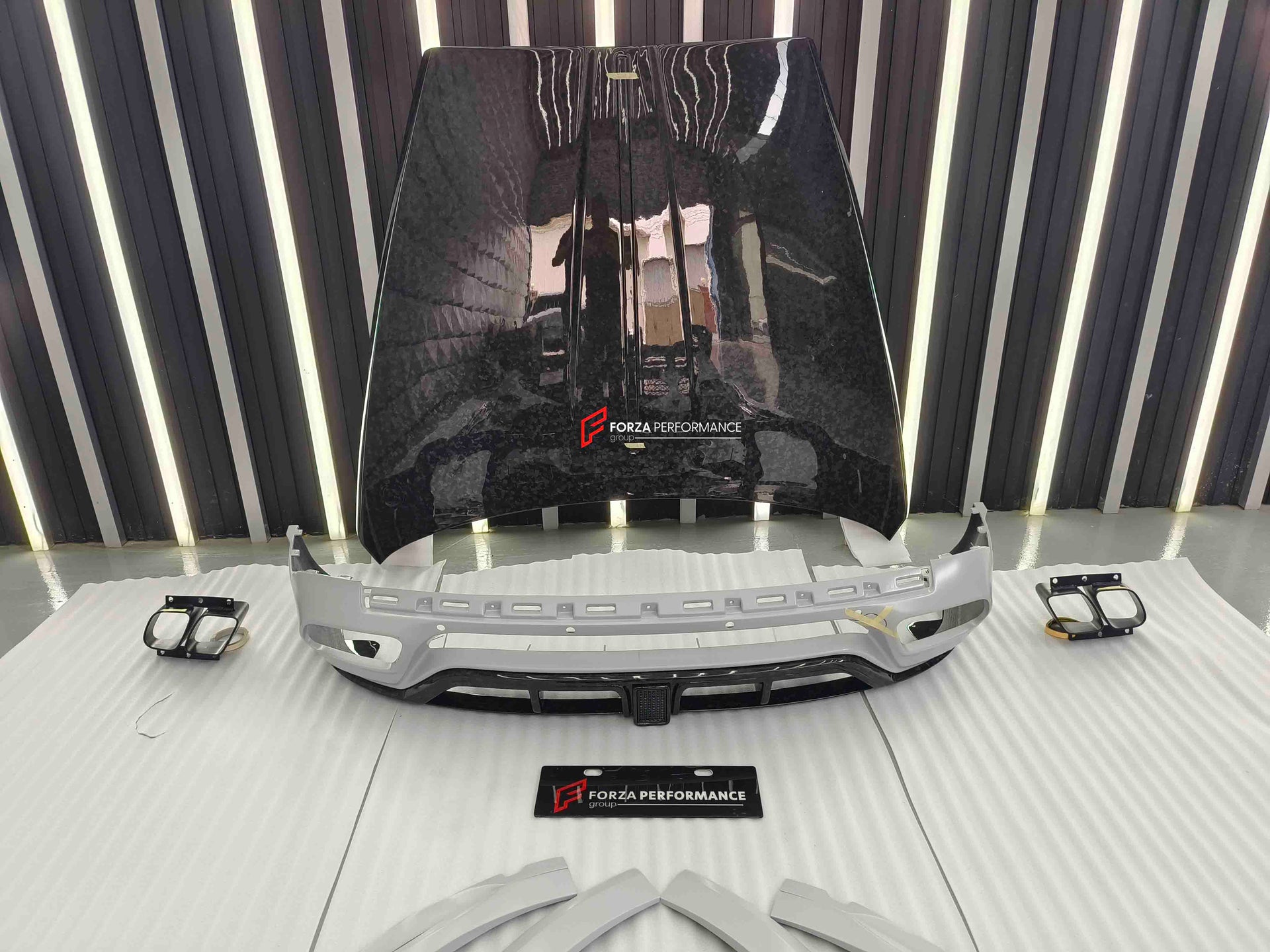 


Forged Carbon Body Kit For Rolls-Royce Cullinan

Set includes:

Front Bumper
Front Fenders
Fender Flares
Side Skirts
Rear Bumper
Hood Bonnet
Trunk Spoiler
Roof Spoiler
Material: White parts are primed carbon + Forged carbon




Payment ►
Visa

Mastercard

PayPal with a credit card (add 4.4% at checkout)
Payoneer
Cryptocurrency
Shipment ►
By express DHL/UPS/TNT/FedEx
To the local international airport
Special line by air
Special line by the sea
To Europe and the UK by train

Please let us know which shipp
