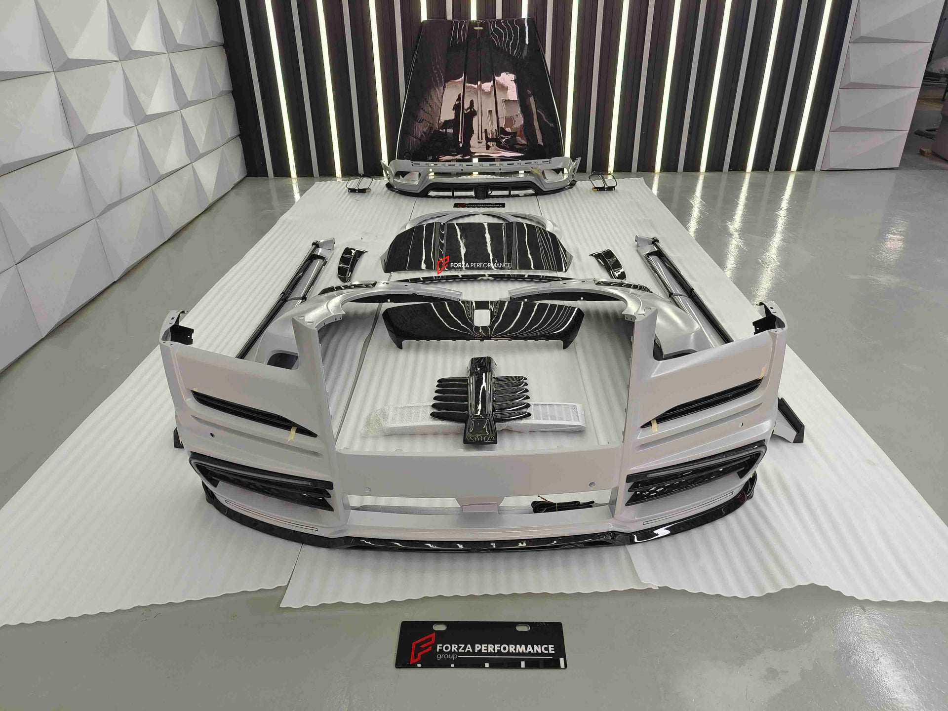 


Forged Carbon Body Kit For Rolls-Royce Cullinan

Set includes:

Front Bumper
Front Fenders
Fender Flares
Side Skirts
Rear Bumper
Hood Bonnet
Trunk Spoiler
Roof Spoiler
Material: White parts are primed carbon + Forged carbon




Payment ►
Visa

Mastercard

PayPal with a credit card (add 4.4% at checkout)
Payoneer
Cryptocurrency
Shipment ►
By express DHL/UPS/TNT/FedEx
To the local international airport
Special line by air
Special line by the sea
To Europe and the UK by train

Please let us know which shipp