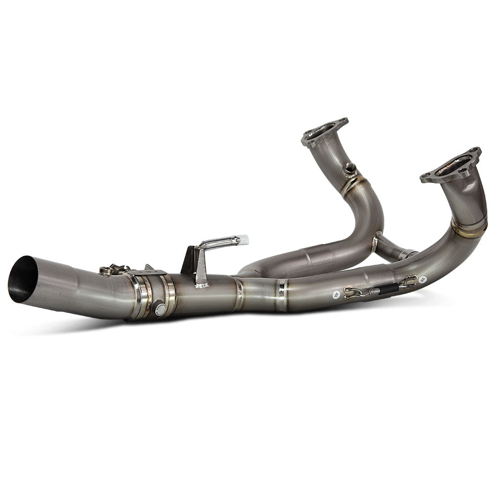 MANUAL VALVED TITANIUM MOTORCYCLE EXHAUST SYSTEM for BMW R1250GS R RS

Set include:

Header
2-1 Merge Collector
Manual Valve
Mid pipe


Material: Titanium (can be made in Stainless Steel)

NOTE: Professional installation is required.

FEATURES:

Engineered Digital prototyping using 3D CAD design software, each car model chassis has been 3D laser scanned in the factor
Factory run all test cars on Italian 1200HP Dyno machine, to make the best performance design of exhaust
CNC bending machine accurately bends 