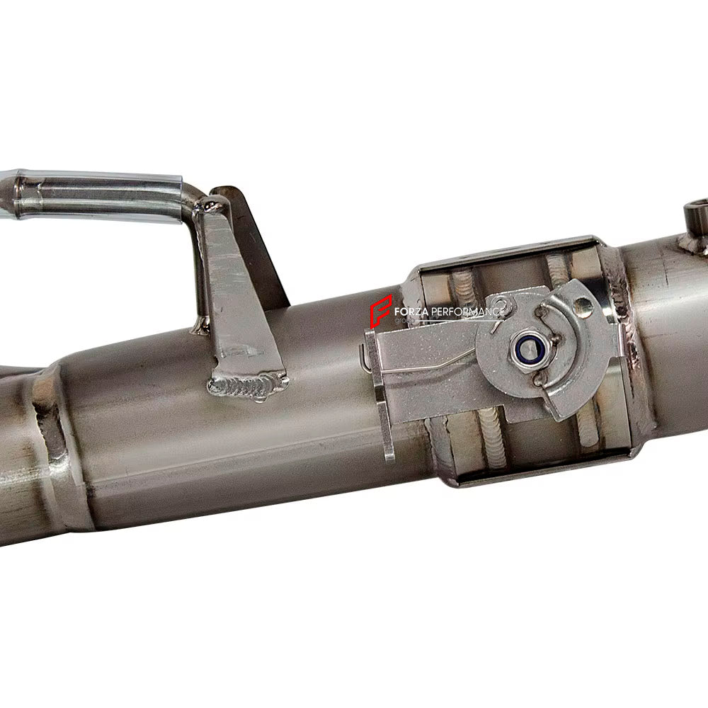 MANUAL VALVED TITANIUM MOTORCYCLE EXHAUST SYSTEM for BMW R1250GS R RS

Set include:

Header
2-1 Merge Collector
Manual Valve
Mid pipe


Material: Titanium (can be made in Stainless Steel)

NOTE: Professional installation is required.

FEATURES:

Engineered Digital prototyping using 3D CAD design software, each car model chassis has been 3D laser scanned in the factor
Factory run all test cars on Italian 1200HP Dyno machine, to make the best performance design of exhaust
CNC bending machine accurately bends 