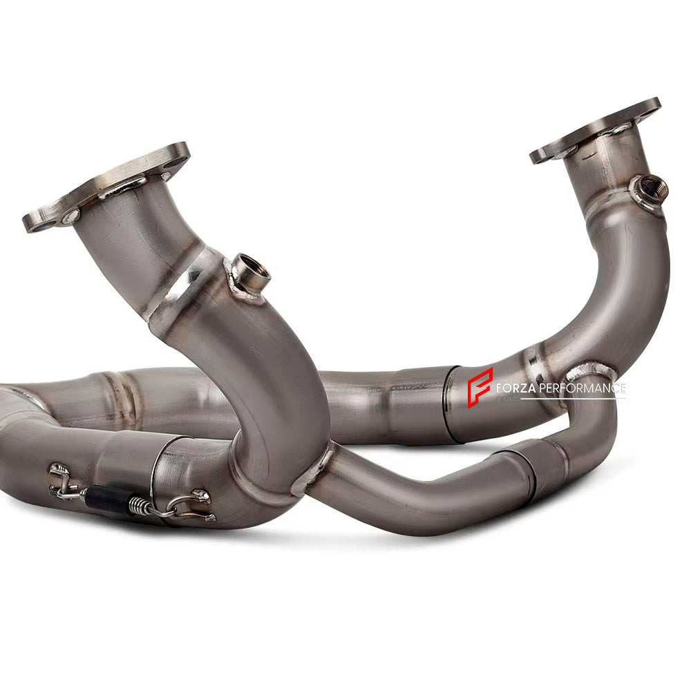 MANUAL VALVED TITANIUM MOTORCYCLE EXHAUST SYSTEM for BMW R1300GS R RS

Set include:

Header
2-1 Merge Collector
Manual Valve
Mid pipe


Material: Titanium (can be made in Stainless Steel)

NOTE:&nbsp;Professional installation is required.

FEATURES:

Engineered Digital prototyping using 3D CAD design software, each car model chassis has been 3D laser scanned in the factor
Factory run all test cars on Italian 1200HP Dyno machine, to make the best performance design of exhaust
CNC bending machine accurately b