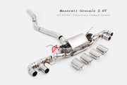 VALVED EXHAUST CATBACK MUFFLER FOR MASERATI GRECALE 2.0 2023
