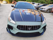 CARBON BODY KIT FOR MASERATI QUATTROPORTE 2013+  Set includes:  Front Bumper Hood Bonnet Side Fenders Side skirts Rear Bumper Spoiler Material: Carbon + Fiberglass