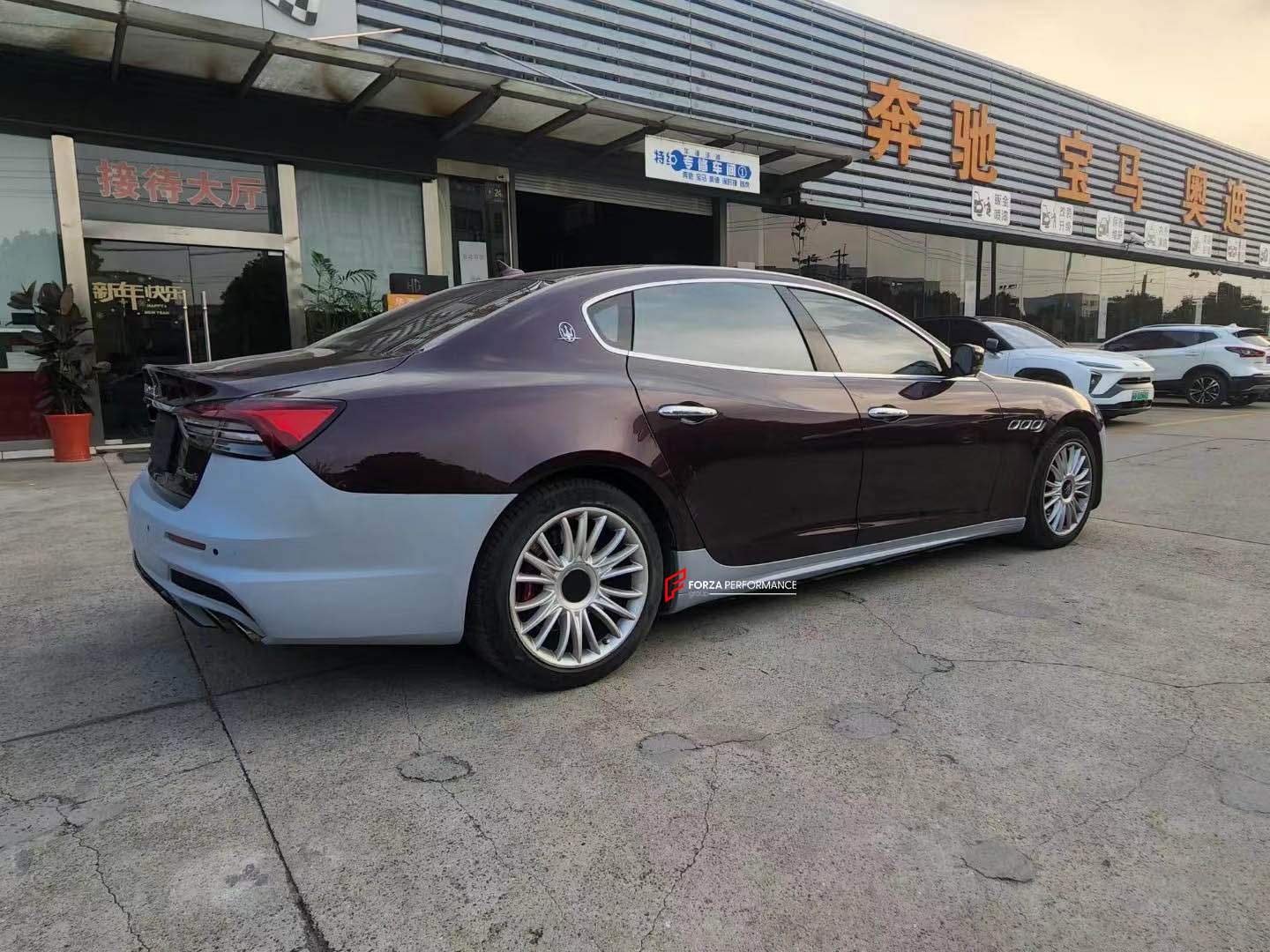CONVERSION BODY KIT FOR MASERATI QUATTROPORTE 2013-2017 UPGRADE TO 2018-2022 TROFEO PERFOMANCE