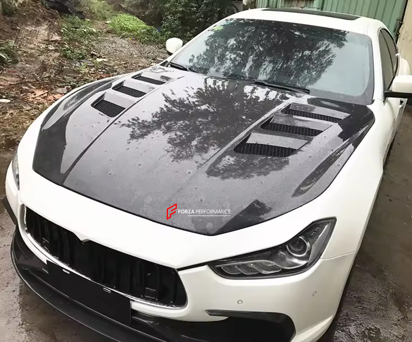 Carbon Fiber Hood for Maserati Ghibli S Q4 2014 - 2020