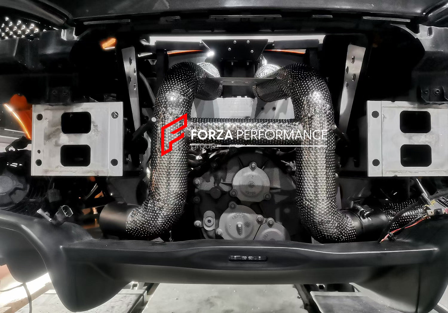 VALVED EXHAUST CATBACK MUFFLER for Mclaren 540C|570S 3.8T