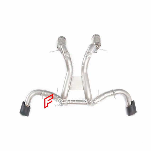 VALVED EXHAUST CATBACK MUFFLER for Mclaren 540C|570S 3.8T