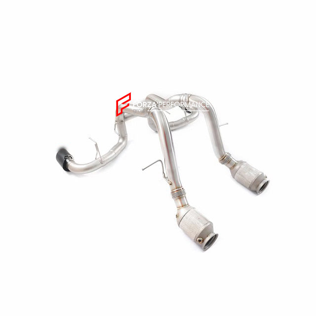 VALVED EXHAUST CATBACK MUFFLER for Mclaren 540C|570S 3.8T