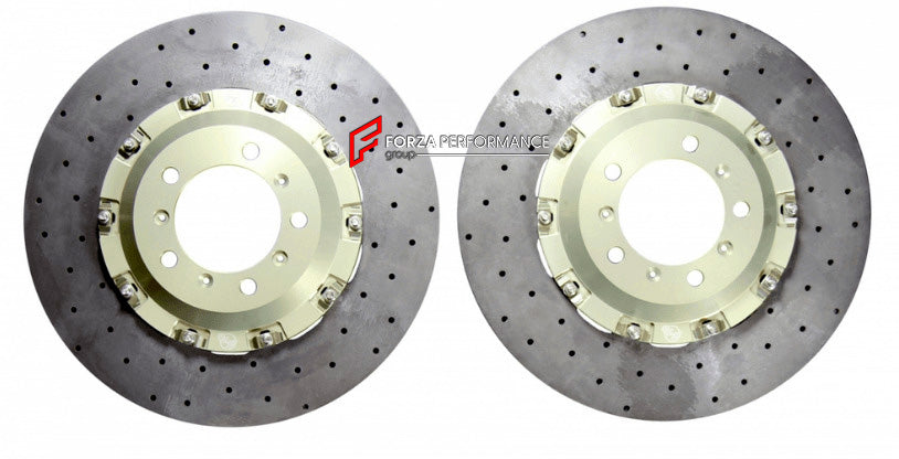 CARBON CERAMIC BRAKE DISK ROTORS FRONT SET for MCLAREN 765LT 2020 - 2023
