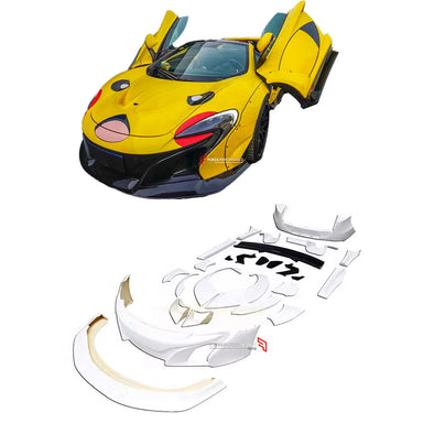 WIDE BODY KIT for MCLAREN 650S 2014 - 2017


Set includes: 

Front Lip
Front Bumper
Fender Flares
Side Skirts
Rear Wing Spoiler
Rear Bumper
Rear Diffuser

Material: Fiberglass or Carbon Fiber

NOTE: Professional installation is required.
