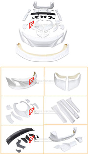 WIDE BODY KIT for MCLAREN 650S 2014 - 2017


Set includes: 

Front Lip
Front Bumper
Fender Flares
Side Skirts
Rear Wing Spoiler
Rear Bumper
Rear Diffuser

Material: Fiberglass or Carbon Fiber

NOTE: Professional installation is required.