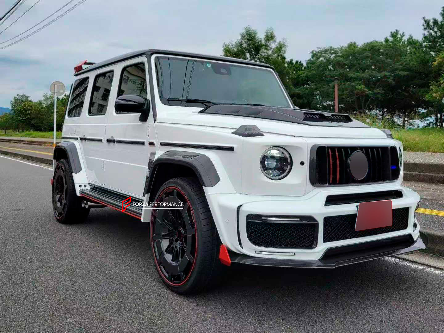 G rap、new west セット G900 ROCKET DRY CARBON BODY KIT for MERCEDES-BENZ G-CLASS G63