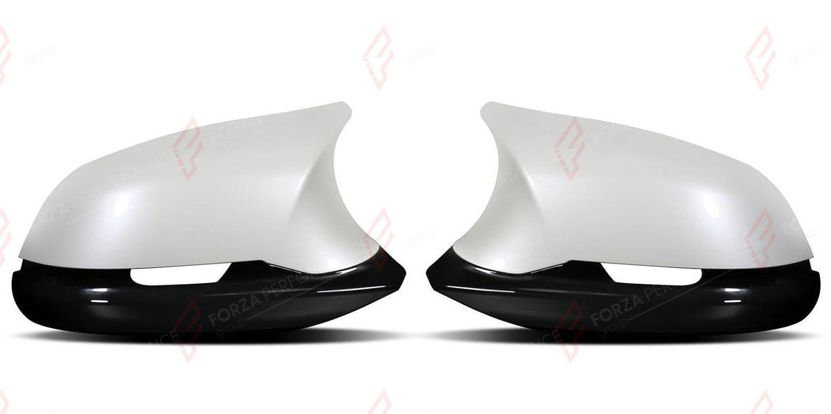 MINERAL WHITE SIDE MIRROR COVERS M3 F80 STYLE 6 PCS SET for BMW 1 SERIES F20 F21 2011 - 2019
Set includes:

Side Mirror Covers (6 pcs/set)
Material: ABS

NOTE: Professional installation is required.