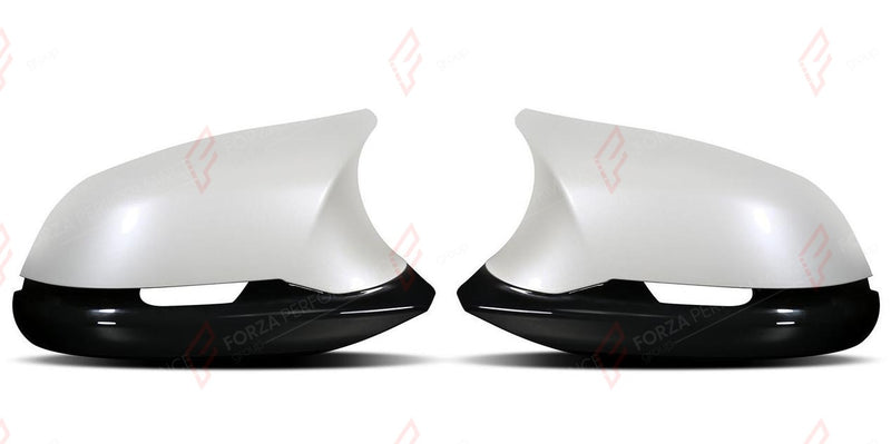 MINERAL WHITE SIDE MIRROR COVERS M3 F80 STYLE 6 PCS SET for BMW 4 SERIES F32 F33 F36 2014 - 2020