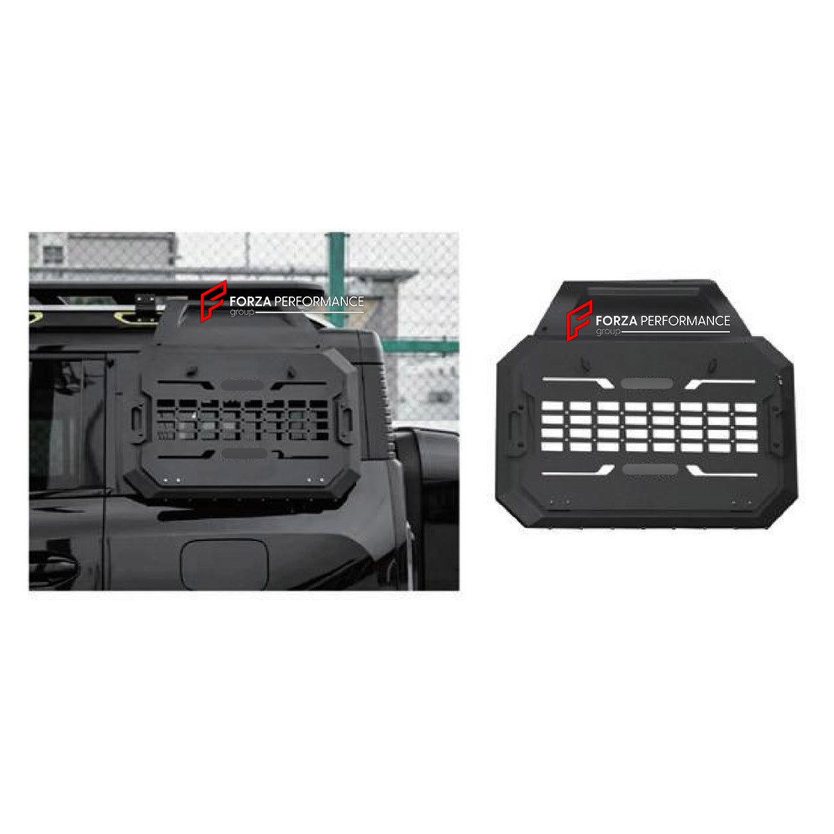 MOLLE PANEL for JETOUR T2 TRAVELLER 2024+

Set includes:
Molle Panel

Material: Plastic

NOTE: Professional installation is required.
