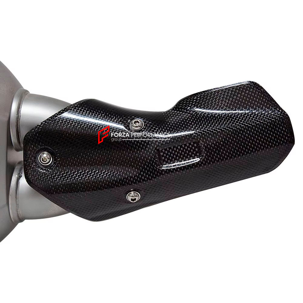 MOTORCYCLE EXHAUST SLIP ON for BMW R1200GS R1250GS ADVENTURE 2014+

Set include:

Exhaust Slip On

Material: Titanium (can be made in Stainless Steel)

NOTE: Professional installation is required.

FEATURES:

Engineered Digital prototyping using 3D CAD design software, each car model chassis has been 3D laser scanned in the factor
Factory run all test cars on Italian 1200HP Dyno machine, to make the best performance design of exhaust
CNC bending machine accurately bends the tube according to the computer da