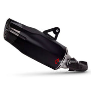 MOTORCYCLE EXHAUST SLIP ON for BMW R1200GS R1250GS ADVENTURE 2014+

Set include:

Exhaust Slip On

Material: Titanium (can be made in Stainless Steel)

NOTE: Professional installation is required.

FEATURES:

Engineered Digital prototyping using 3D CAD design software, each car model chassis has been 3D laser scanned in the factor
Factory run all test cars on Italian 1200HP Dyno machine, to make the best performance design of exhaust
CNC bending machine accurately bends the tube according to the computer da