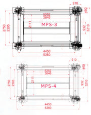 MPS-3/4/5 Multi-Level Parking Stacker - 3, 4 or 5 Tier Car Storage - aparcamiento de coches / système de stationnement