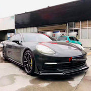 CARBON WIDE BODY KIT for PORSCHE PANAMERA 971.1 2017 - 2020

Set includes:

Front Bumper
Front Canards
Hood Bonnet
Side Mirror Covers
Side Skirts
Side Fenders with Vents
Rear Canards
Rear Spoiler
Rear Diffuser
Material: Carbon

NOTE: Professional installation is required. Factory LED DRL must be reused.