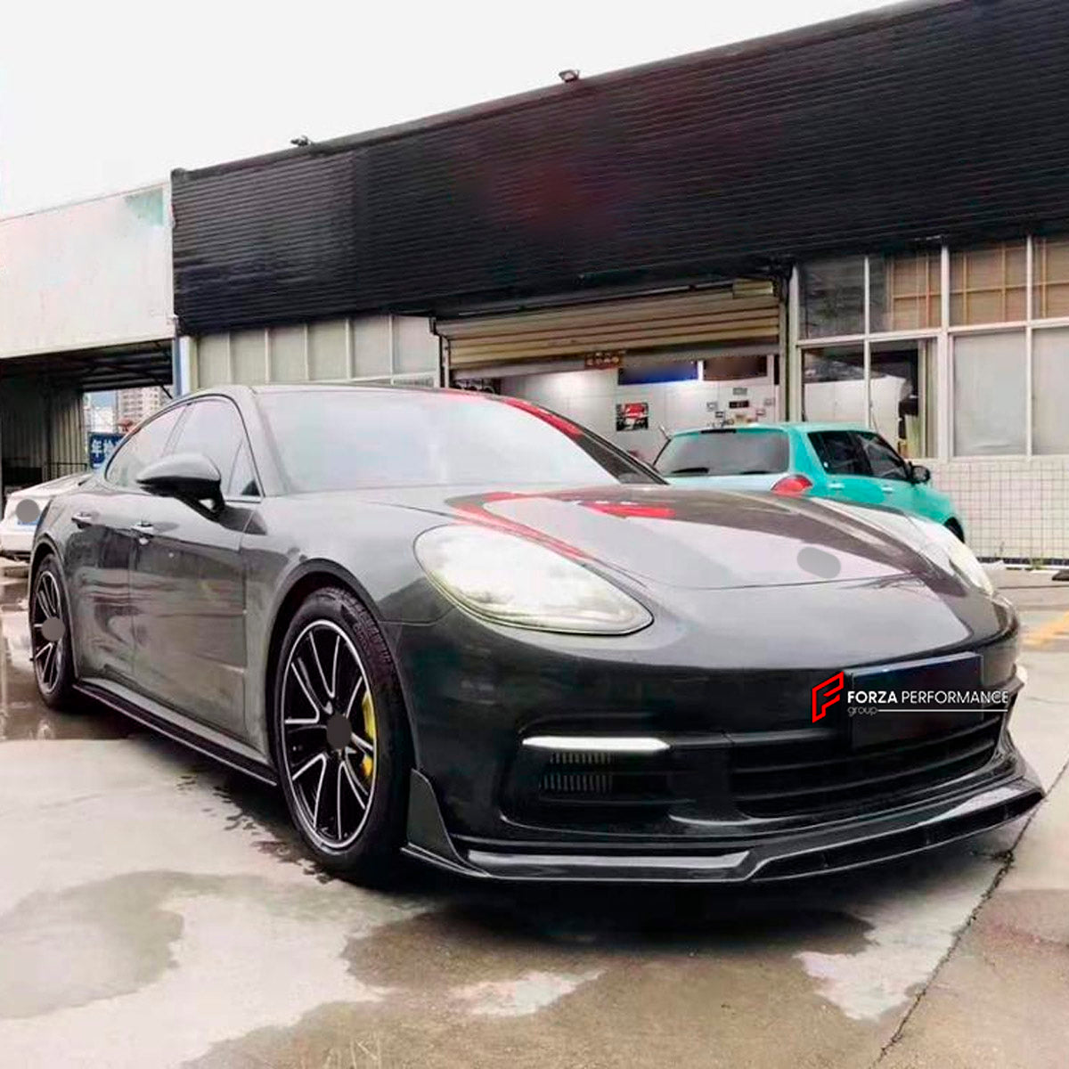CARBON WIDE BODY KIT for PORSCHE PANAMERA 971.1 2017 - 2020

Set includes:

Front Bumper
Front Canards
Hood Bonnet
Side Mirror Covers
Side Skirts
Side Fenders with Vents
Rear Canards
Rear Spoiler
Rear Diffuser
Material: Carbon

NOTE: Professional installation is required. Factory LED DRL must be reused.