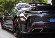 CARBON WIDE BODY KIT for PORSCHE PANAMERA 971.1 2017 - 2020

Set includes:

Front Bumper
Front Canards
Hood Bonnet
Side Mirror Covers
Side Skirts
Side Fenders with Vents
Rear Canards
Rear Spoiler
Rear Diffuser
Material: Carbon

NOTE: Professional installation is required. Factory LED DRL must be reused.