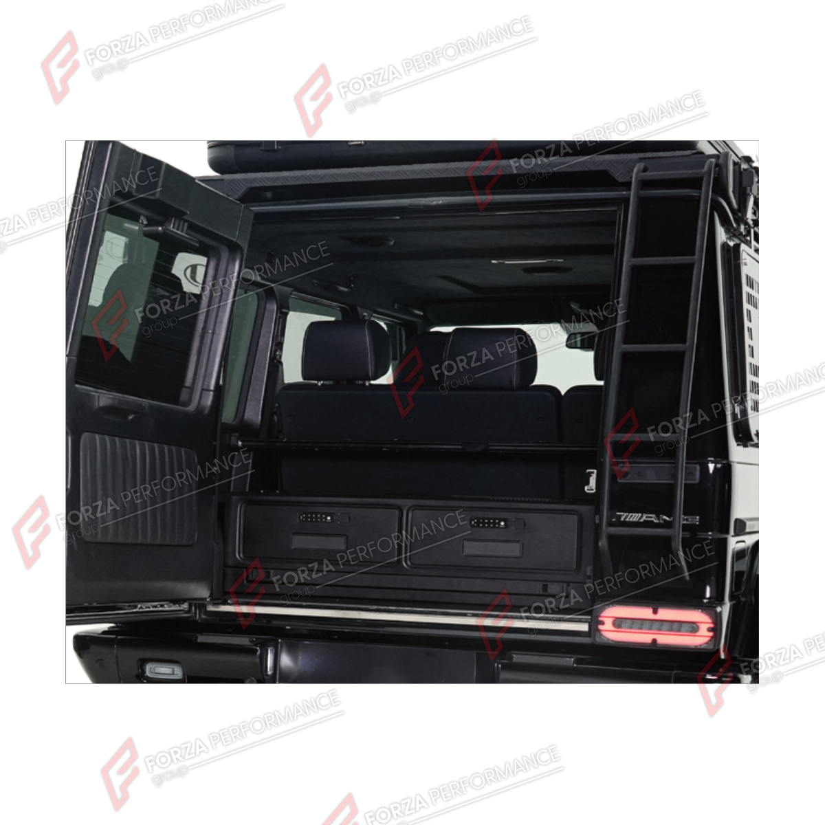 MULTIFUNCTIONAL TRUNK STORAGE BOX for MERCEDES-BENZ G-CLASS W463 2008 - 2018

Set includes:
Multifunctional Trunk Storage Box

Material: Plastic

NOTE: Professional installation is required.