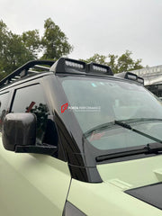 WIDE BODY KIT for LAND ROVER DEFENDER 2021+  Set includes:  Front Bumper Rear Bumper Side Fenders Side Skirts Front Grille Roof LED Bar Dry Carbon Hood with Glass Roof Spoiler Side Skirts