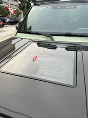 WIDE BODY KIT for LAND ROVER DEFENDER 2021+  Set includes:  Front Bumper Rear Bumper Side Fenders Side Skirts Front Grille Roof LED Bar Dry Carbon Hood with Glass Roof Spoiler Side Skirts