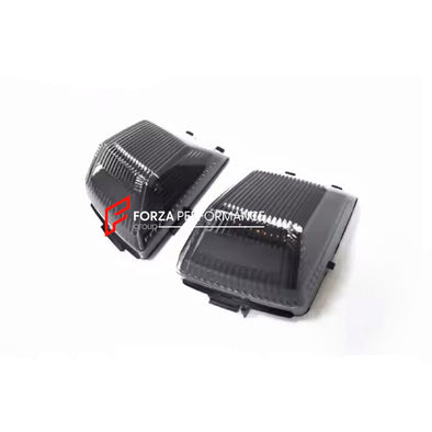 NIGHT PACKAGE DARK TURN INDICATORS for MERCEDES-BENZ G-CLASS G450 G350 G500 G550 AMG G63 G63 W465 2024+

Set includes:

Turn Indicators

Material: Carbon Fiber

NOTE: Professional installation is required.