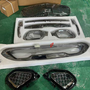 NIGHT PACKAGE KIT for Mercedes Benz GLS Class X167 Maybach 2020+
Set includes:

Front Lip
Front Bumper
Front Grille
Headlight Covers
Material: Plastic

NOTE: Professional installation is required.