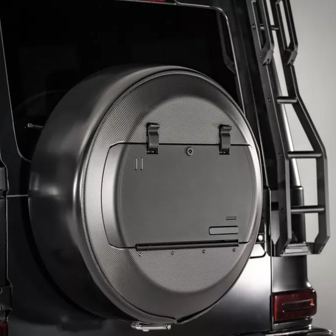 NORLUND CARBON FIBER SPARE TIRE COVER for Mercedes-Benz G-class G63 G500 W463 2018+  Set include:   Spare Type Cover