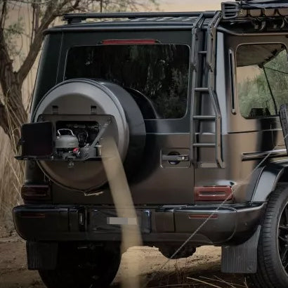 NORLUND CARBON FIBER SPARE TIRE COVER for Mercedes-Benz G-class G63 G500 W463 2018+  Set include:   Spare Type Cover
