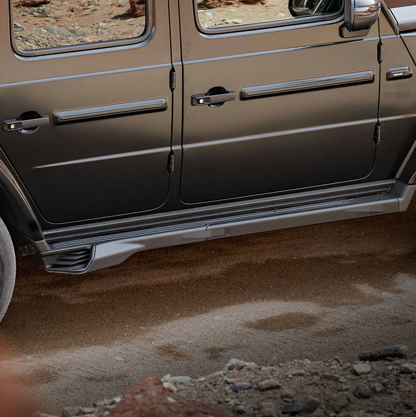 NORLUND ELECTRIC SIDE STEP WITH EXHAUST SYSTEM for MERCEDES-BENZ G-CLASS G63 G500 W463 2018+

Set includes:


Side Step
Exhaust System
Mounting Hardware

Material: Stainless steel

NOTE: Professional installation is required.