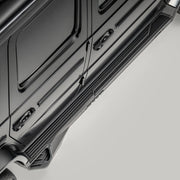NORLUND ELECTRIC SIDE STEP WITH EXHAUST SYSTEM for MERCEDES-BENZ G-CLASS G63 G500 W463 2018+

Set includes:


Side Step
Exhaust System
Mounting Hardware

Material: Stainless steel

NOTE: Professional installation is required.