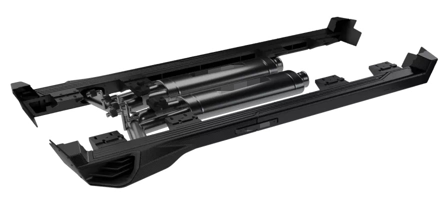 NORLUND ELECTRIC SIDE STEP WITH EXHAUST SYSTEM for MERCEDES-BENZ G-CLASS G63 G500 W463 2018+

Set includes:


Side Step
Exhaust System
Mounting Hardware

Material: Stainless steel

NOTE: Professional installation is required.