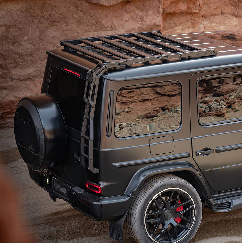 Mercedes Benz Racks NORLUND ROOF RACK WITH ROOF LADDER for Mercedes-Benz G-class G63 G500 ...