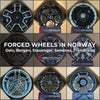 FORGED WHEELS RIMS CUSTOM MADE in NORWAY: OSLO, BERGEN, STAVANGER, SANDNES, TRONDHEIM