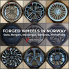 FORGED WHEELS RIMS CUSTOM MADE in NORWAY: OSLO, BERGEN, STAVANGER, SANDNES, TRONDHEIM