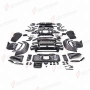 OCTA STYLE BODY KIT for LAND ROVER DEFENDER 90 110 L663 2020+
Set includes:

Front Bumper
Front Grille
Front Lower Grille
Front Splitter
Fender Flares
Fender Vent Covers
Wheel Arch Liners
Side Skirt Trims
Rear Bumper
Rear Skid Plate
Material: ABS

NOTE: Professional installation is required.