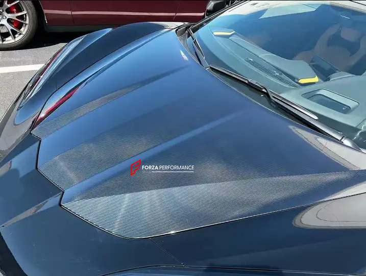 OEM STYLE CARBON FIBER HOOD FOR CHEVROLET CORVETTE C8 2020+