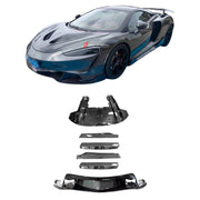 DRY CARBON REPLACEMENT BODY KIT for MCLAREN GT 2019 - 2023

Set Include:

Front Lip
Side Skirts
Rear Diffuser

Material: Dry Carbon

NOTE: Professional installation is required