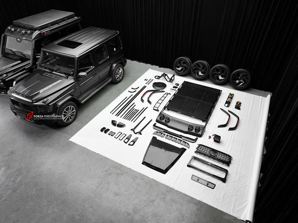 OFF ROAD KIT for MERCEDES BENZ G CLASS AMG G63 W465 2025

Set includes:

Roof Luggage
Roof Ladder
Spare Wheel Cover
Storage Box
Hatchet & Spade

Material: Plastic + Stainless Steel
Keywords ►

Off Road Kit for Mercedes-Benz G Class AMG G63 W465 2025, Mercedes G63 Off Road Kit 2025, AMG G63 W465 2025 Off Road Upgrade, 2025 Mercedes G Class Off Road Kit, Custom Off Road Kit for AMG G63 W465 2025, High Performance Off Road Kit for Mercedes G63 2025, Off Road Suspension Kit for Mercedes-Benz G63 W465 2025, Off 